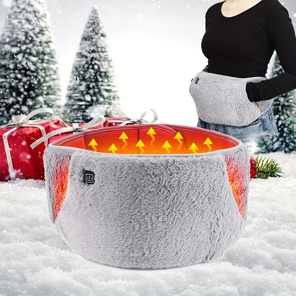 Glow Warmth, USB-Powered Portable Waist & Hand Warmer - Perfect Christmas Gift for Women, Ideal for Home or Office Use